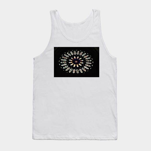 Rose Window at York Minster. Tank Top by JohnDalkin